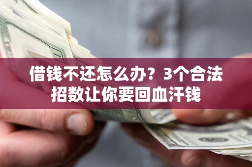 北京借钱不还怎么办?3个合法招数让你要回血汗钱 北京借钱不还怎么办?3个合法招数让你要回血汗钱